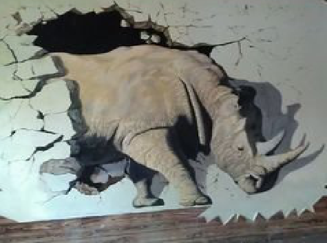 东至在墙绘中，如何绘制3D效果？